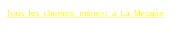 Tous les chemins mènent à La Mecque
Film documentaire de 52 minutes